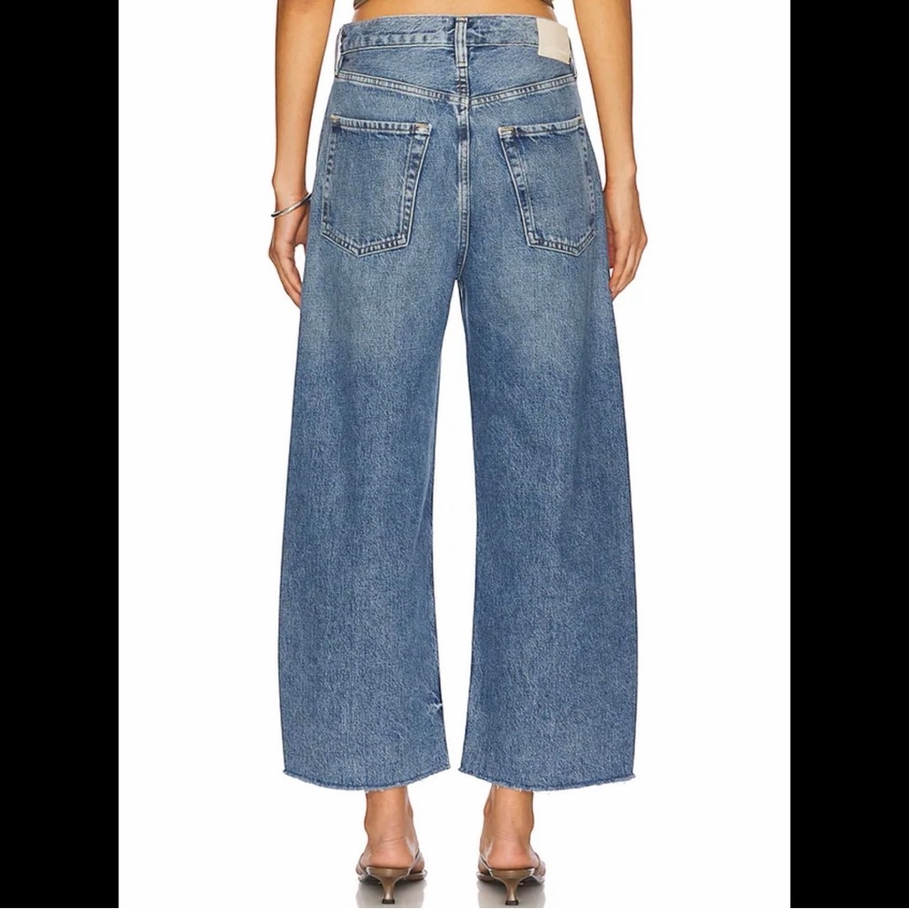 Citizens Of Humanity Ayla Barrel Bow Leg Jean in Telegraph Raw Hem 27 - Picture 4 of 16